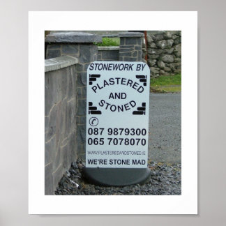 石で囲まれた ポスター