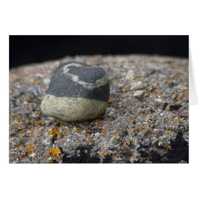 石で置かれる愛。 cARTerARTによるカード (正面横)