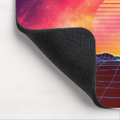 石とのVaporwaveの景色 マウスパッド (コーナー)