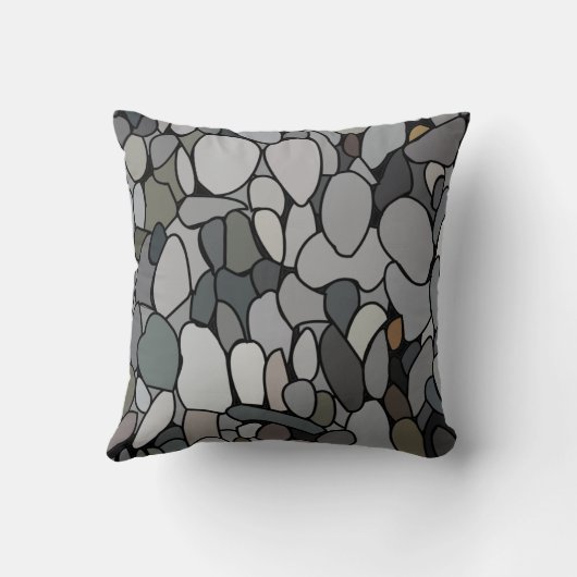 石と小石 クッション (裏面)