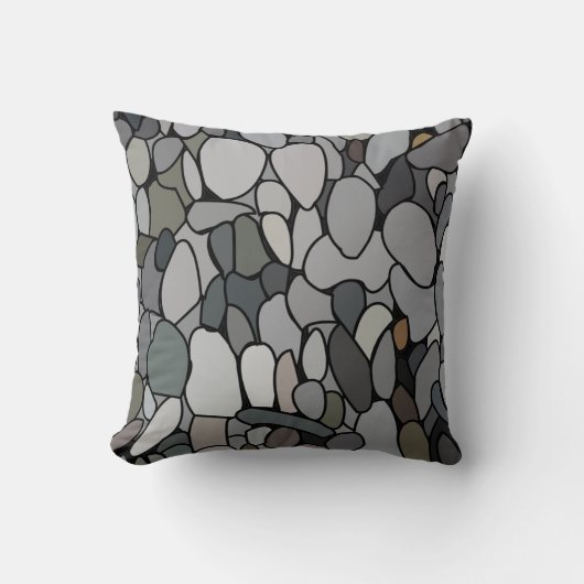 石と小石 クッション (正面)