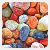 石と小石 スクエアシール (正面)