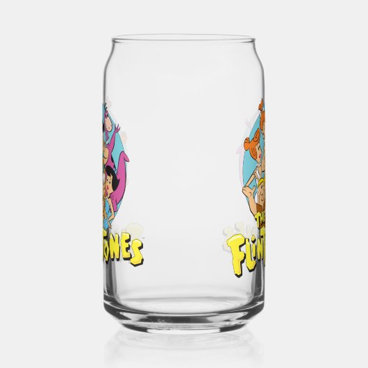 石と瓦礫のファミリーグラフィック ガラス缶 (左)