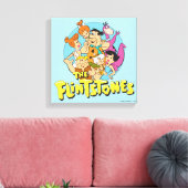 石と瓦礫のファミリーグラフィック キャンバスプリント (インサイチュ (リビング))