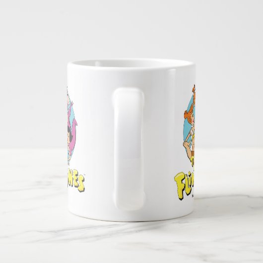 石と瓦礫のファミリーグラフィック ジャンボコーヒーマグカップ (裏面)