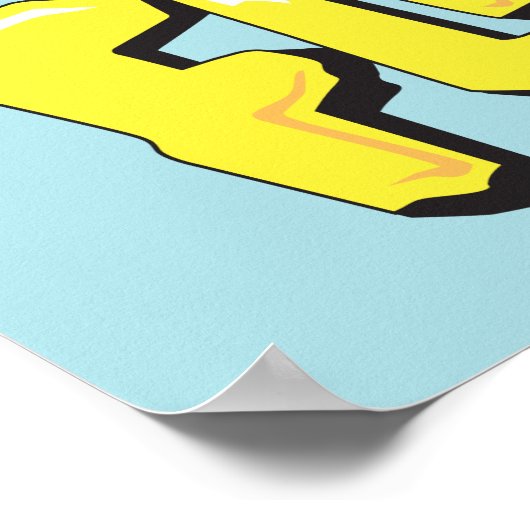 石と瓦礫のファミリーグラフィック ポスター (角)