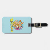 石と瓦礫のファミリーグラフィック ラゲッジタグ (正面横)