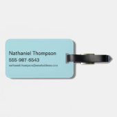 石と瓦礫のファミリーグラフィック ラゲッジタグ (裏面横)