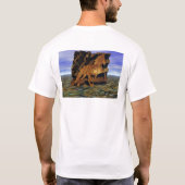 石に刻まれて Tシャツ (裏面)