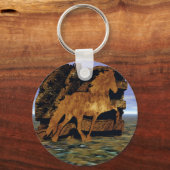 石に設定 キーホルダー (正面)