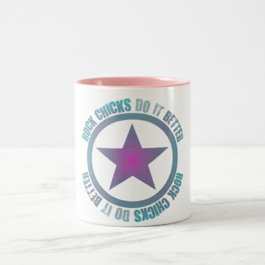 石のひよこそれは-ツートーンマグをよくします ツートーンマグカップ (中央)