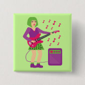 石のひよこ 缶バッジ (正面)