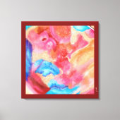 石のように柔らかい キャンバスプリント (正面)