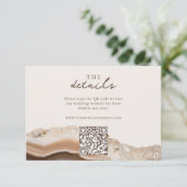 石のアゲート大理石結婚の エンクロージャーカード (スタンド正面)