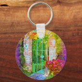 石のアーチカラフル門 キーホルダー (正面)