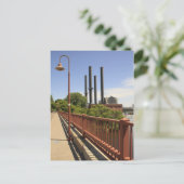 石のアーチ橋ビュー ポストカード (スタンド正面)