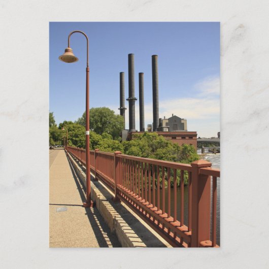 石のアーチ橋ビュー ポストカード (正面)