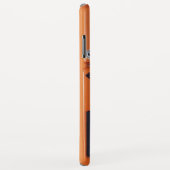 石のオレンジゆがみのペダル Case-Mate iPhoneケース (裏面/右)