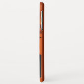 石のオレンジゆがみのペダル Case-Mate iPhoneケース (裏面/左)