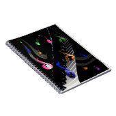 石のクールなノートのノート ノートブック (右側)