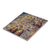 石のグラフィックアートの上の黄金の石の光 タイル (側面)