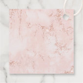 石のグリッター結婚のバラ金ゴールドID647 フェイバータグ (裏面)