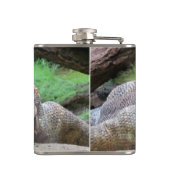 石のコモドオオトカゲ フラスク (裏面)