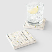 石のコースター – トライバルアローズ ストーンコースター (横)