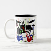 石のコーヒー・マグ ツートーンマグカップ (左)