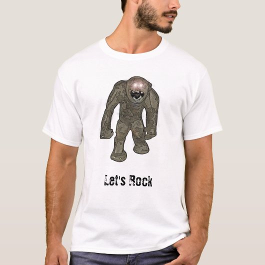 石のゴーレム Tシャツ (正面)