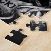 石のスカル ジグソーパズル (側面)