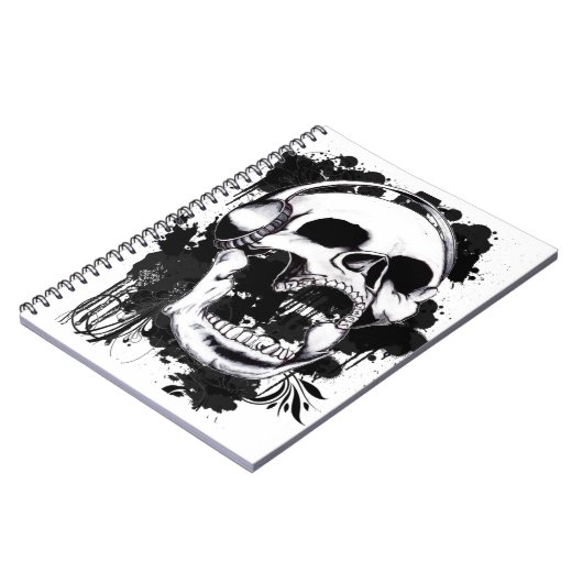 石のスカル ノートブック (左側)