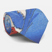 石のタイで壊れる野生の海 ネクタイ (ロール)