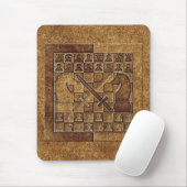 石のチェスの試合 マウスパッド (マウス)