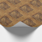 石のチェスの試合 ラッピングペーパー (角)