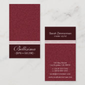 石のテクスチャマーロット名刺 名刺 (正面/裏面)