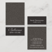 石のテクスチャ付き石板名刺 名刺 (正面/裏面)