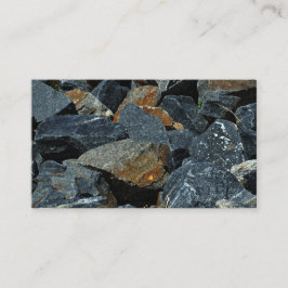 石のデザインの名刺 名刺
