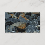 石のデザインの名刺 名刺 (正面)