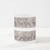 石のトナカイ フロストグラスマグカップ (中央)