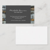 石のトリム |不動産実在代理業者 名刺 (正面/裏面)