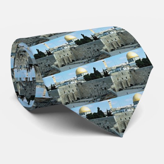 石のドーム、エルサレム、Isrが付いている西部の壁 ネクタイ (ロール)