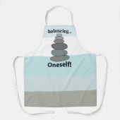 石のバランス エプロン (正面)