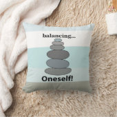 石のバランス クッション (ブランケット)