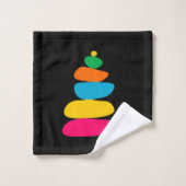 石のバランス バスタオルセット (ウォッシュタオル)