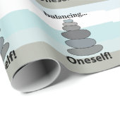 石のバランス ラッピングペーパー (ロールコーナー)