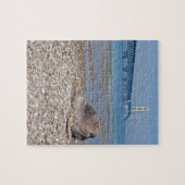 石のパズルが付いているマキナック橋 ジグソーパズル (横)