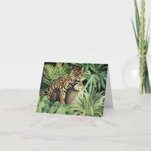 "石のヒョウ" カード (正面)