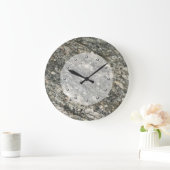 石のフェイク台所壁掛け時計 ラージ壁時計 (ホーム)