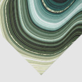 石のフェイク抽象芸術緑と青のアーストーン 薄葉紙 (詳細)